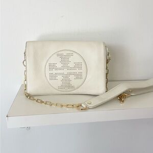 Tory Burch White Crossbody Bag